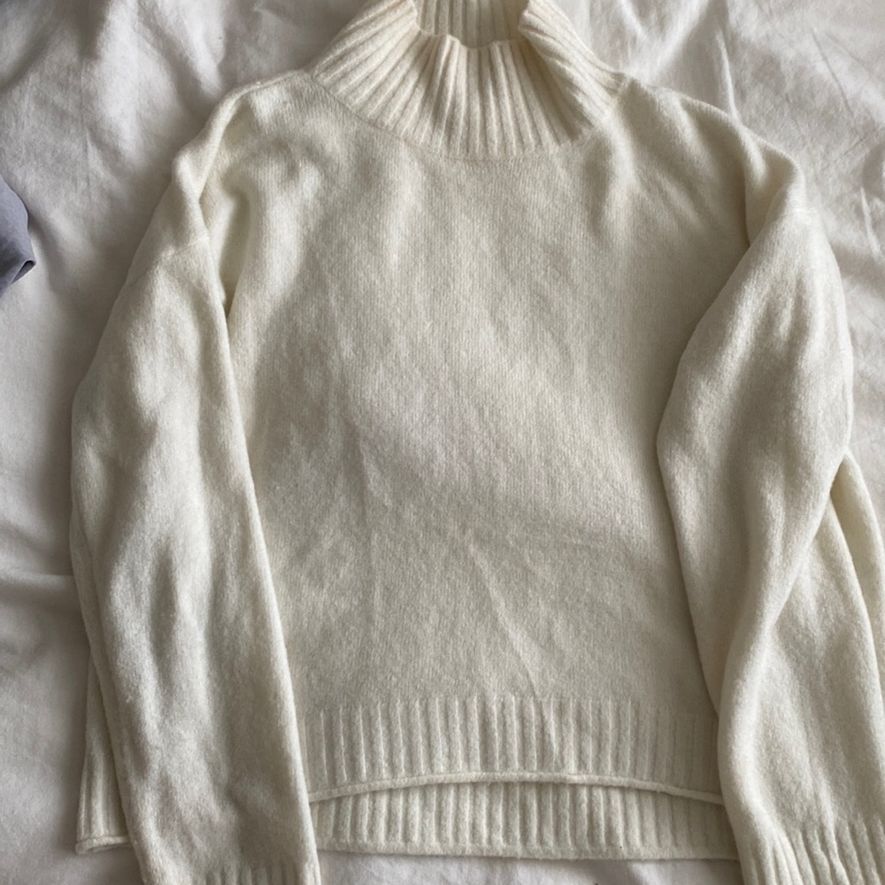 Cream knit sweater